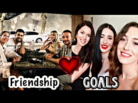 Erkan Meriç and Hazal Subaşi with Friends goals Photos Collection.by Usman Creation