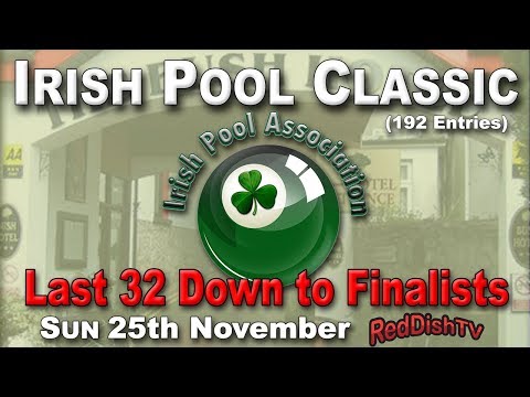 Irish Pool Classic 2018 - LIVE Morning 25th Nov, The Bush Hotel, Co. Leitrim