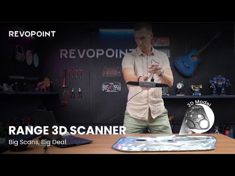 Revopoint RANGE 3D Scanner in Action: 3D Scanning Car Parts