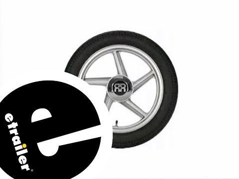 etrailer | Breaking Down the Spare Tire with 5 Spoke Rim for Yakima Rack and Roll Trailer