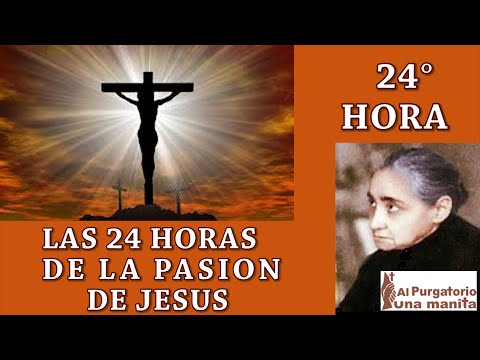 TWENTY-FOURTH (24) HOUR OF THE 24 HOURS OF THE PASSION OF JESUS, MANY SOULS LEAVE PURGATORY