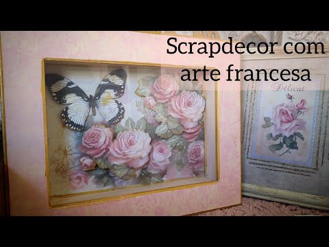 Como fazer arte francesa com scrap