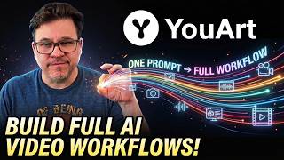 YouArtレビュー - 1つのプロンプトで完全なAIビデオワークフローを構築