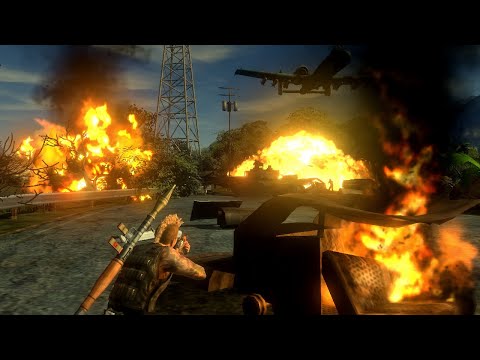 Mercenaries 2: WiF - All AirStrikes (4K)