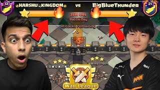 Playing CWL with World’s best player to become RANK 1 in Clash of Clans