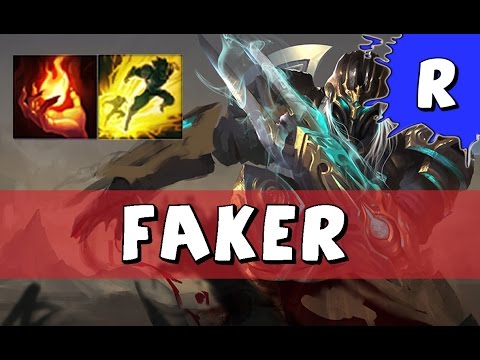 Faker as Zed vs Lux MID - S5 EUW SoloQ - League of Legends