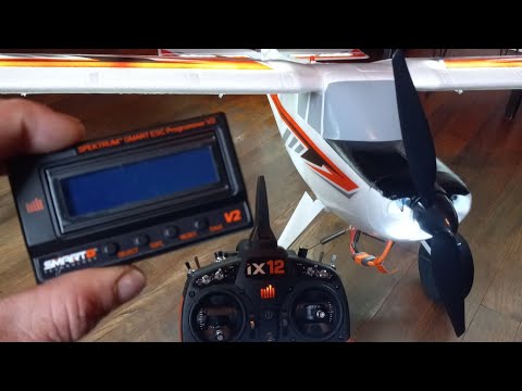 Spektrum Avian Smart ESC Programming Reverse Thrust With Transmitter #spektrum #horizonhobby #eflite