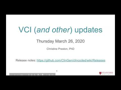 ClinGen Variant Curation Interface (VCI) Updates: Releases 31 and 32
