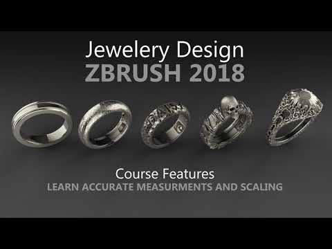 Jewellery Design in ZBrush 2018 - Complete Jewellery Course