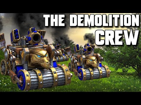 ONLY Destroying BUILDINGS! (Challenge) - WC3 - Grubby