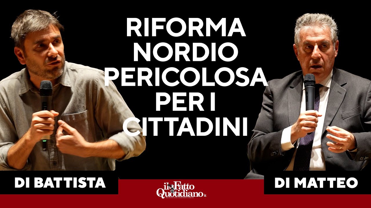 Nino Di Matteo con Di Battista: "Riforma Nordio pericolosa per i cittadini”. Il dibattito integrale