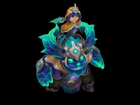Cosmic Paladins Nunu & Willump (Turquoise) Chroma - League of Legends 2023