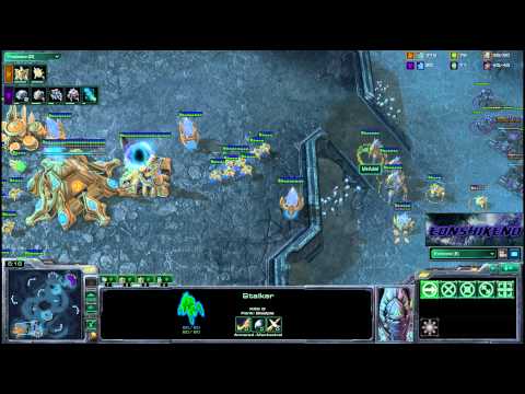 Terran Strategy - Agressive 2 Rax Opening TvP Starcraft 2 EonShiKeno