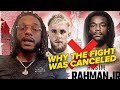 HASIM RAHMAN JR TRUTH ON CANCELED JAKE PAUL FIGHT- SAYS HE CAN MAKE 205; TALKS WHY FIGHT FELL APART