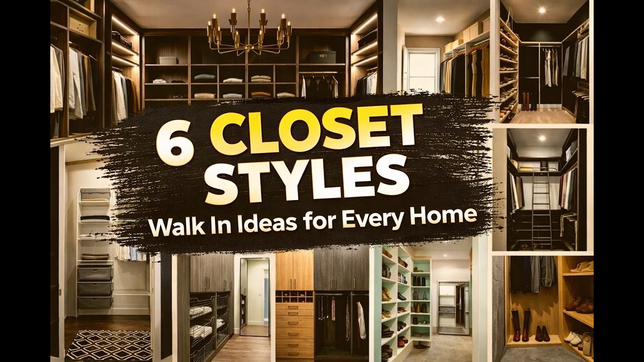 Walk In Closet Ideas: 6 Ways to Organize Like a Pro