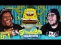 SMELLY BREATH Spongebob Season 2 Episode 1 GROUP REACTION