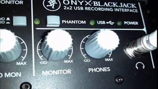 Video thumbnail for Mackie Onyx BlackJack usb preamp demo: Pros & cons! Record studio quality audio to your computer. by TrustMeI'mADoctor Food Reviews