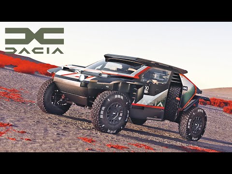 DACIA SANDRIDER   ROBUST AND OUTDOOR DESIGN   adventurous brand for Dakar!
