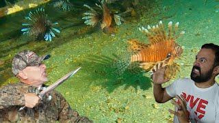Raining DEATH upon Lionfish in the Gulf of Mexico