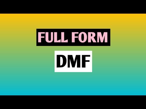 Full Form DMF.
