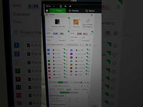Connecting 4 AMS and 1 AMS HT to @BambuLab H2D for multicolor 3d printing