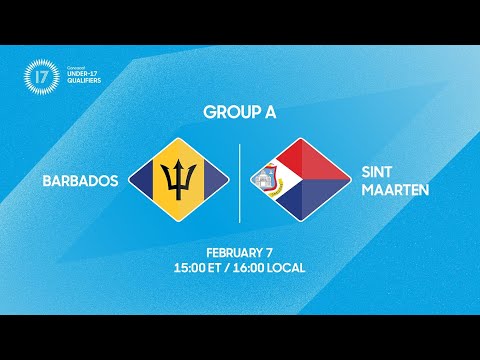 Barbados vs Sint Maarten | 2026 Concacaf Under-17 Qualifiers