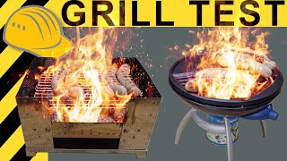 WAS TAUGEN BILLIGE 20€ GRILLS? CAMPING GRILL TEST | WERKZEUG NEWS #15