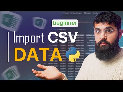 How to Pull DATA from a CSV file in Python -  EASY