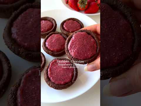 Healthy Dessert Recipe😋 Gluten-free & Vegan Tartlets😍 #glutenfree #healthydessert #shorts