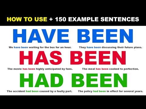 , title : 'How To Use… HAVE BEEN / HAS BEEN / HAD BEEN | English Grammar Lesson with 150 Example Sentences'