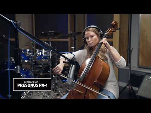 PreSonus PX-1 microphone: Foto Sisters\' Gaylyn Foto on Cello
