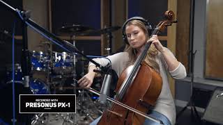 PreSonus PX-1 microphone: Foto Sisters' Gaylyn Foto on Cello
