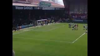 preview picture of video 'Bristol City v Barnsley 21-4-12 last home game of the season pt 2 John Stead penalty'