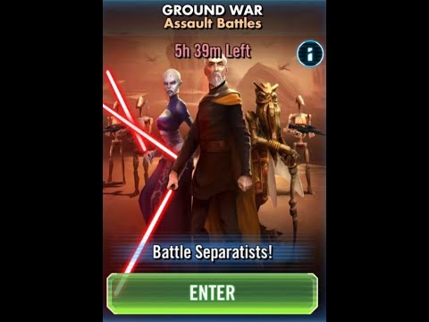 GK lead Auto the challenge tier 2 except General Grievous in Ground War! With guide to GG and Dooku!