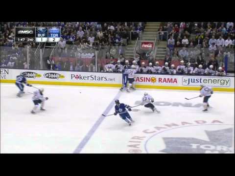 James van Riemsdyk goal 2-1 Feb 21 2013 Buffalo Sabres vs Toronto Maple Leafs NHL Hockey