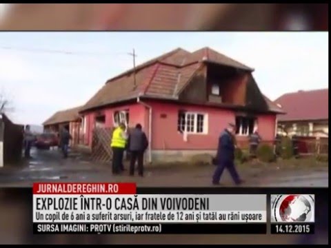 EXPLOZIE ÎNTR-O CASĂ DIN VOIVODENI (2015 12 14)