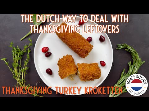 Thanksgiving Leftover Recipe | Crispy Turkey Kroketten