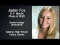 Jaden Fox • Class of 2020 • Middle Blocker, Opposite