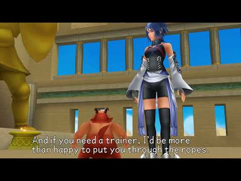 Kingdom Hearts Birth by Sleep Final Mix Theater Mode Scene 224- Terra the Champ