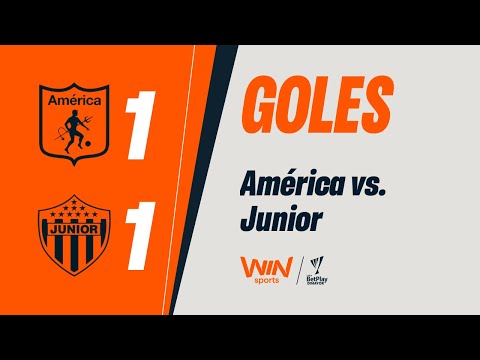 América vs. Junior (goals) | Liga BetPlay Dimayor 2025-2 | Quadrangulars - Matchday 2