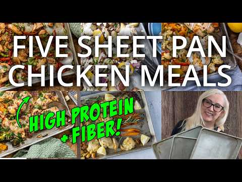 5 Easy Sheet Pan Dinners - Perfect for Meal Prep!