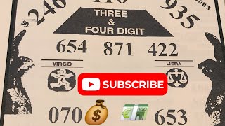 💵  Money Row September 2026 Lottery Predictions Sheet Review 💰  #pick3 #pick4 #lottery 