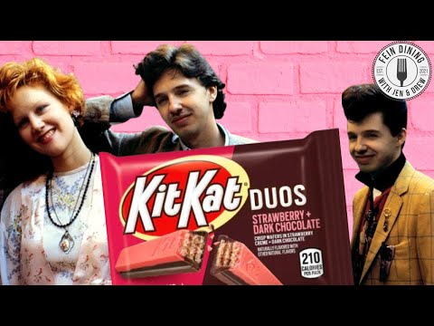 Kit Kat Strawberry & Dark Chocolate Duos Taste Test Review 🍓🍫 Hey, Nobody Said We're Quik