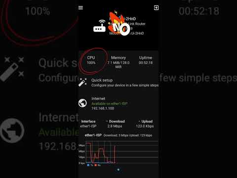 #mikrotik #routerboard  #951ui-2hnd 100% #cpu