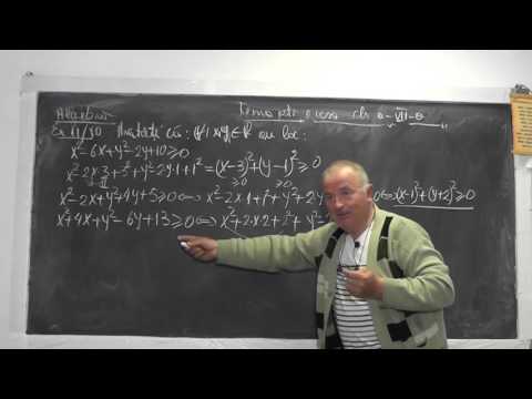 Lectia 995 Patratul binomului valorificat in inegalitati si ecuatii cu mai multe necunoscute Clasa 7