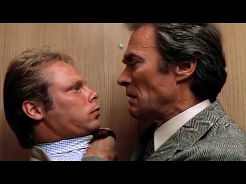 Dirty Harry “Sudden Impact”  “Be careful when a dog shits ya” scene 1983. Clint Eastwood.