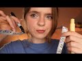 ASMR Measuring Your Face Professionally Tracing Drawing On Your Face