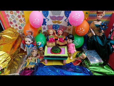 மகிழ்ச்சியான நேரம் பகுதி 709| barbie kalai Kavita vinita birthday vlog | mini green food