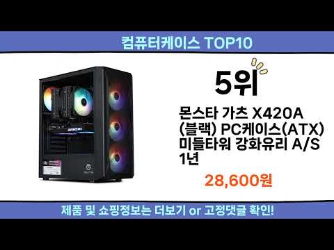2025 이번달 컴퓨터케이스 top10