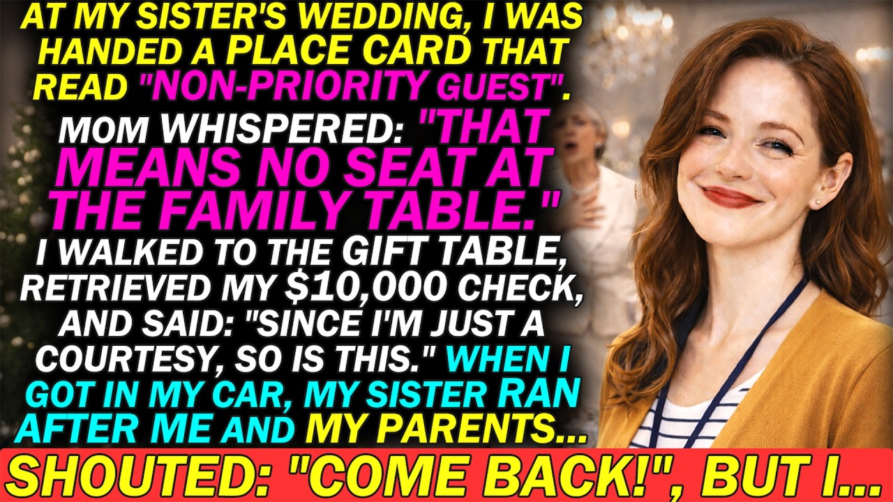 My Family Labeled Me "Non-Priority" At My Sister's Wedding — So I Took Back My Gift